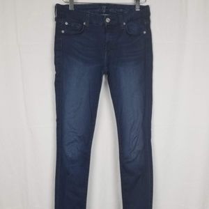 7 For All Mankind Gwenevere Dark Wash Jeans Sz 28